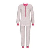 Ringella Dames pyjama: roze / grijze tot maat 50 ( RIN.232 )