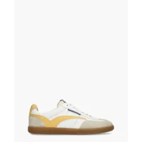 Floris Van Bommel De Zaler 01.20 Wit/Geel Herensneakers