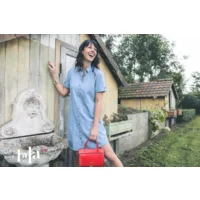 She Goes LaLa Kleed: Jeans, tencel ( SHE.9 )