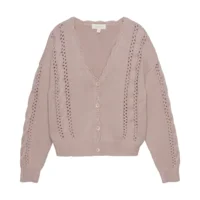 Creamie Meisjes Knit Cardigan Rose Smoke