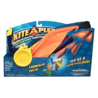 Kite-A-pult - oranje - Katapult met vlieger (strandvlieger)