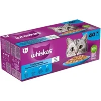 Whiskas Multipack Pouch Adult Vis Selectie in Gelei 40X85 gram