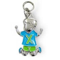 Bedeltje - X - Jongen - Charms for you