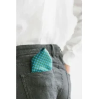 Pochet Oppenheimer blue