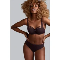 Marlies Dekkers – String – Dame de Paris – 35532 – Aubergine and Silver Lurex