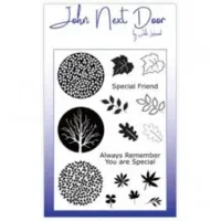 Clear stamp Circle Leaves