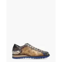 Harris 0818 Bruin/Multi Heren Veterschoenen
