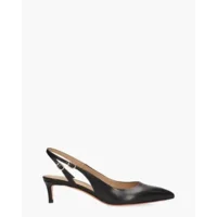 Santoni 71407 Zwart Dames Slingbackpumps