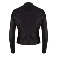 Esqualo Lederen vest, Zwart