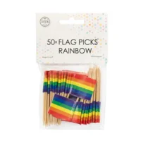 Prikkertjes - Regenboog vlag - 50st.