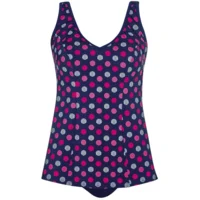 Sunmarin Tankini: Blauw ( hoge slip ) (Sun.123)