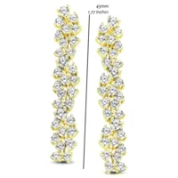 Silver Rose Oorbellen EA2195G