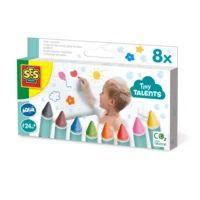 Tekenen - Bad krijt - 8 kleuren - 2+