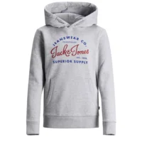 Hoodie / Sweater - Jack & Jones grijs 164