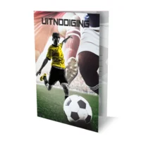 Uitnodigingskaarten - voetbal - 6st.