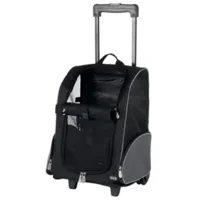 Trixie Reismand Trolley en Rugzak Zwart/Grijs 36X50X27 cm