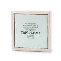 Liefs in een lijstje - Papa & mama bedankt