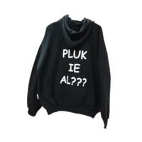 Trui - Westland - Plukkie al? - Capuchon - Zwart - L