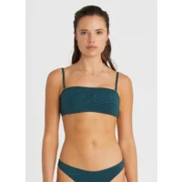 Heaven Lelie & Phoebe strapless bandeau-bikini in donkergroen