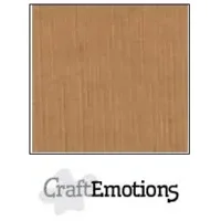 CraftEmotions - linnenkarton mokka A4 10 st.