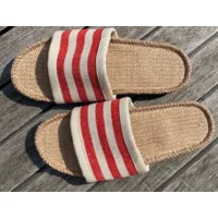 Original juuti beach stripes rood