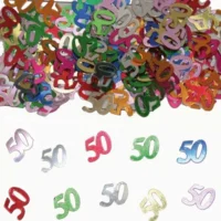 Tafeldecoratie - Confetti - 50 Jaar - 14 Gram