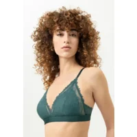 Mey Poetry bralette in donkergroen