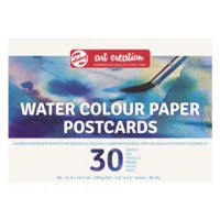 Aquarel Papier - Postkaarten - 10.5x14.8cm - 250 Gram - 30 Vellen - Art Creation