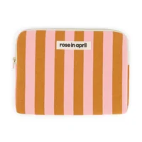 Rose in April Ipad Hoes Caramel Roze Strepen