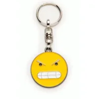 Emoji metalen sleutelhanger - pouting face
