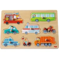 Puzzel - Inlegpuzzel - Voertuigenwereld - 8st.