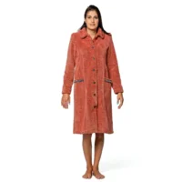 Egatex Kamerjas dames: terra, met knopen ( EGA.503 )