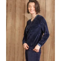 GL-Amour Navy homewear in donkerblauw