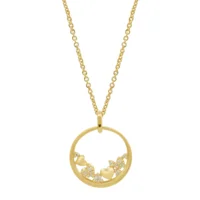 Lotus Silver vergulde ketting LP3578-1/1
