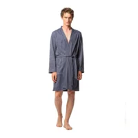 Egatex ( Soy ) Heren Kamerjas: Blauw, lichte kwaliteit, boven de knie lengte ( EGA.477 )