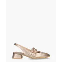 Hispanitas Menorca Goud Slingbackpumps