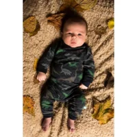 Baby Boys Jumpsuit Charlie Choe Blue Dino