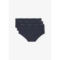 Marc O'Polo 3-pack damesshorts in donkerblauw
