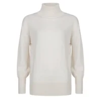 Esqualo Pull met kol: OFF WHITE