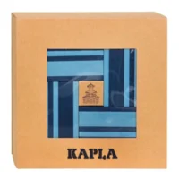 Plankjes - Kapla - Licht & donker blauw - 40st. - Incl. boek