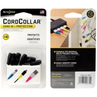 Nite Ize CordCollar Cord ID + Cable Protection 8 Stuks Zwart GCC-01-8R7