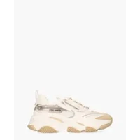 Steve Madden Possession-E Wit/Beige Damessneakers