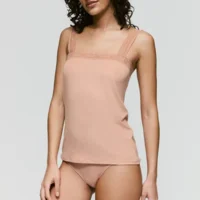 Sarda Carreras top in huidskleur