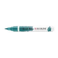 Ecoline - Brushpen - Blauw groen - Talens
