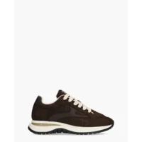 VIA VAI Usher Riggs Donkerbruin Damessneakers