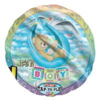 Folieballon - It's a boy - Met muziek - 71cm - Zonder vulling