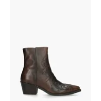 Vivian Ray Carlotta Donkerbruin Dames Enkelboots