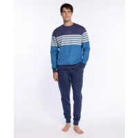 Punto blanco Pyjama Heren: Gemoltoneerd, Blauw ( PUN.77 )