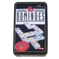 Spel - Domino dubbel 6 - In blik - 28dlg.