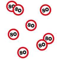Confetti - 80 - Verkeersbord